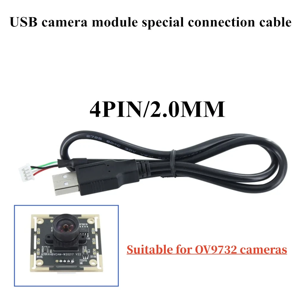 Anwendbar auf ov9732 USB-Kamera modul 50cm/1 Meter/1,5 Meter/2 Meter/3 Meter Daten verbindungs kabel 4p 2,0mm männliches Test kabel
