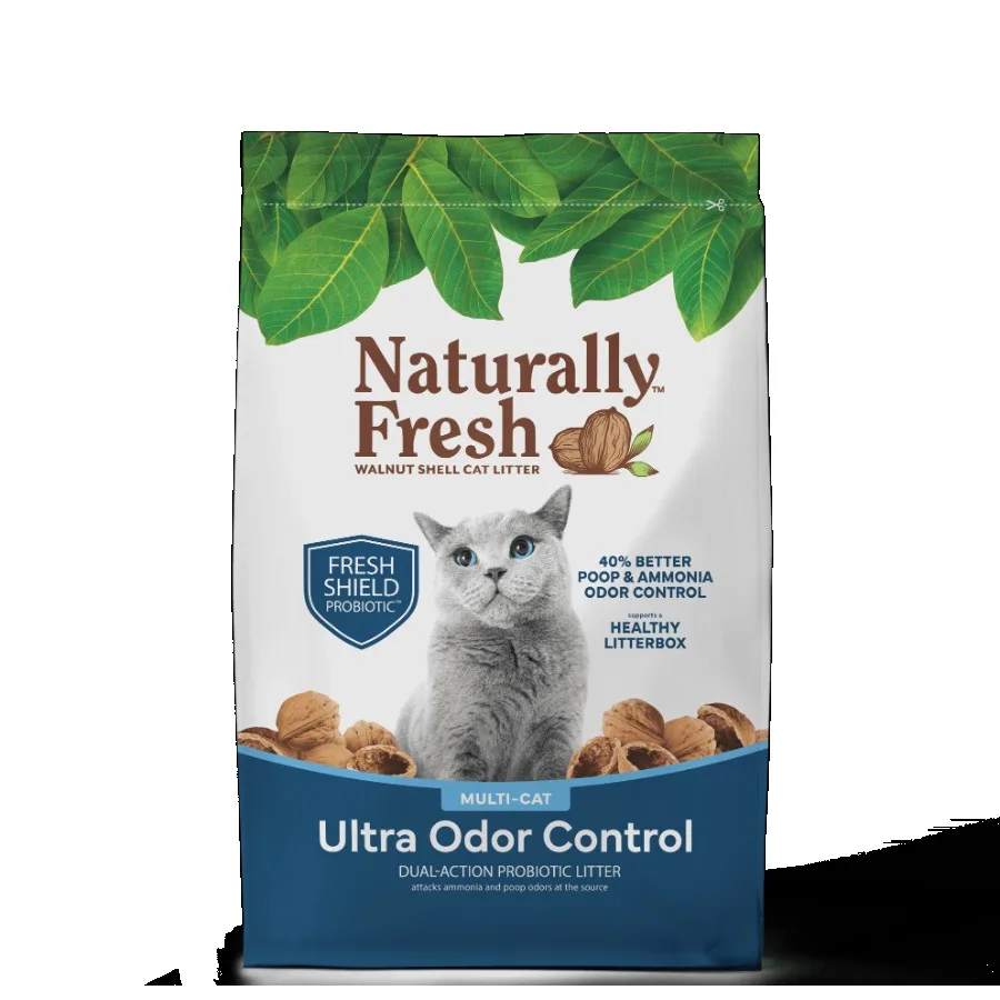 

Ультраэффективный комкующийся наполнитель для кошачьего туалета с контролем запаха для нескольких кошек, 26 фунтов. Сумка