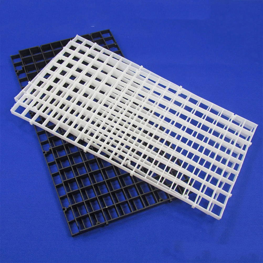 

10pcs Bottom Filter Plate Fish Tank Isolation Segregation Plate Aquarium Crate Durable Practical Easy Installation
