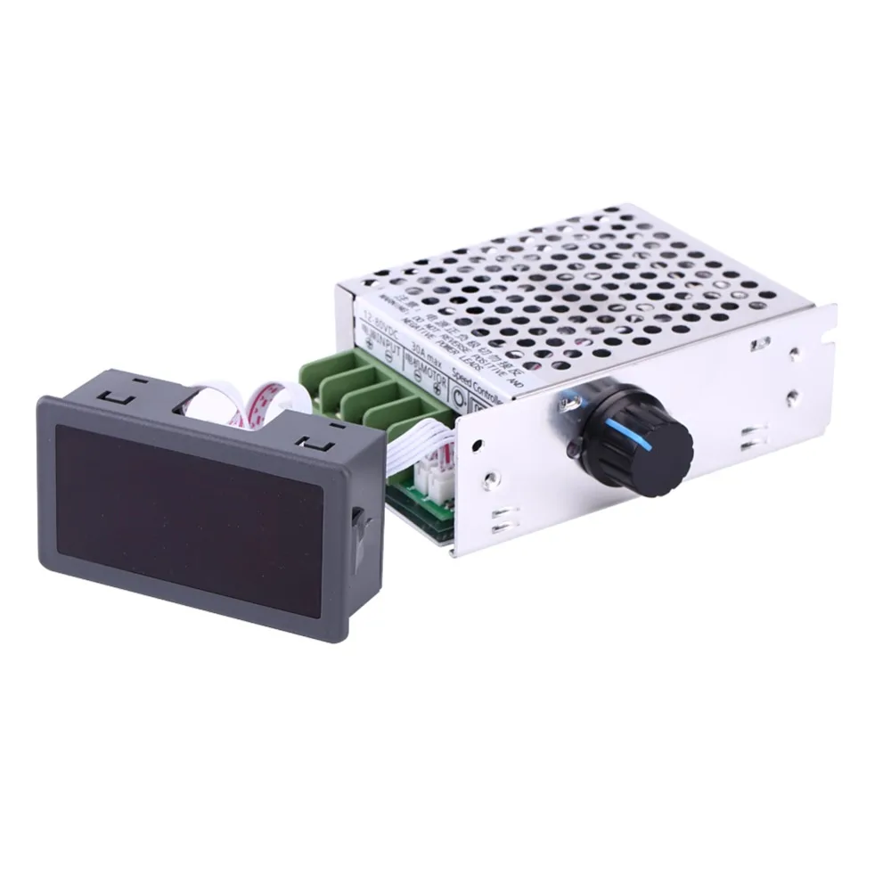 12V-80V Input Voltage DC Motor Speed Controller 30A Current Rating Digital LCD Display Variable Speed Regulator