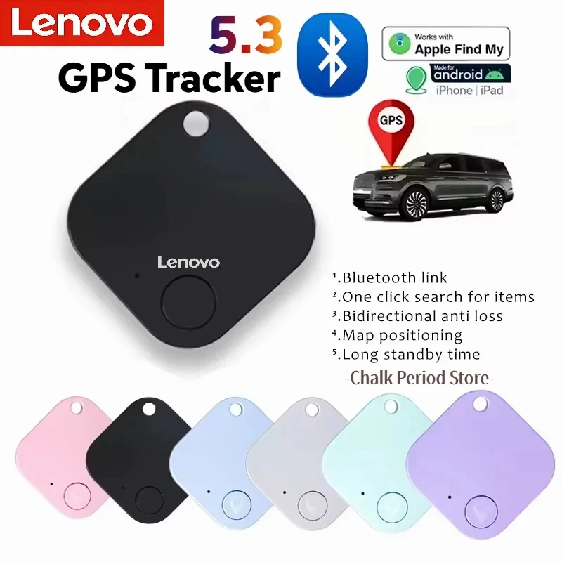 

Новый GPS-трекер Lenovo Bluetooth 5.3: мини-устройство для отслеживания домашних животных, детей, сумок и кошельков (совместимость с iOS/Android)