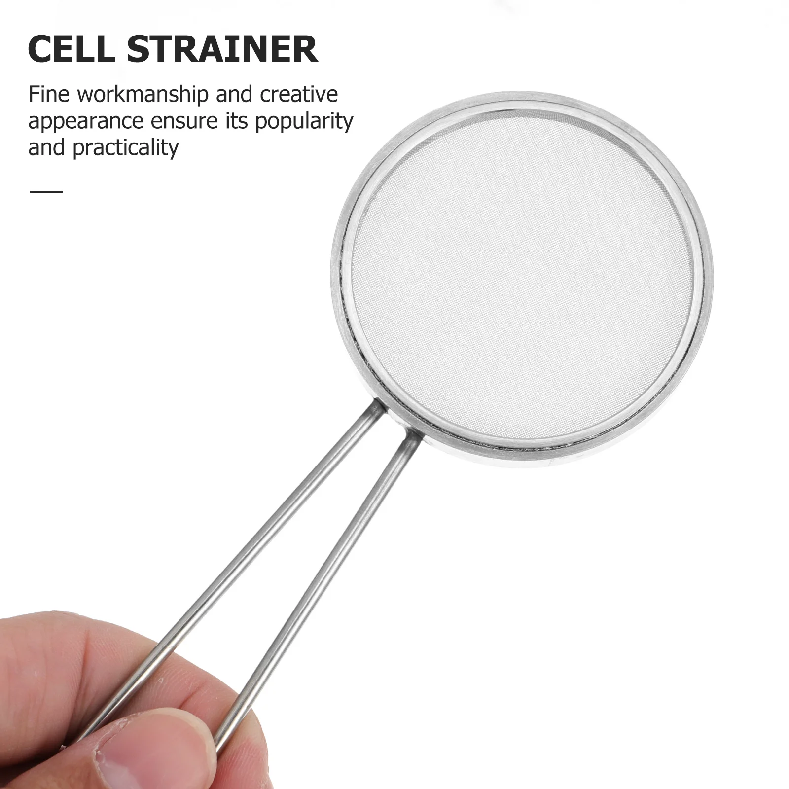

100 Mesh Cell Sieve Nylon Strainer Rice Funnel Kitchen Stainless Steel Small Fine Food