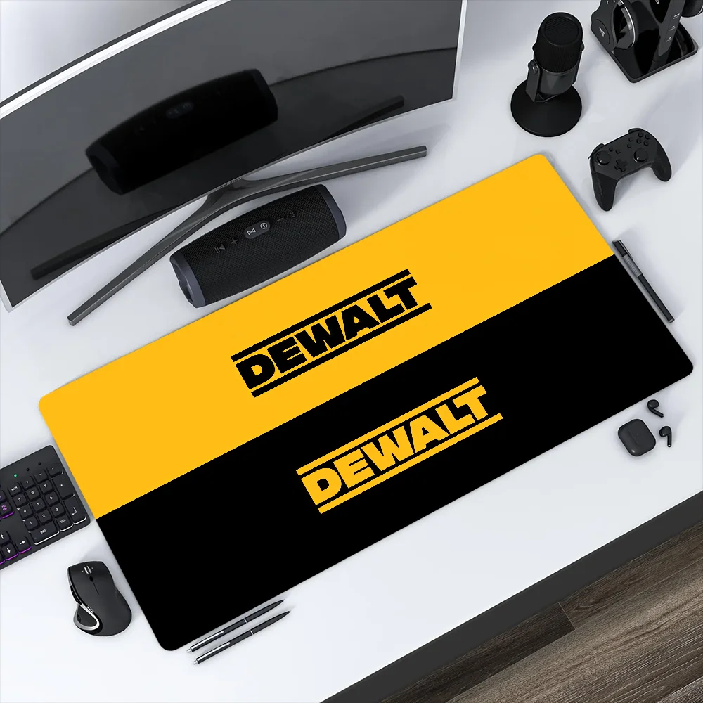 Mouse Pad MousePad Non-slip Lockedge Office Student Gaming Logo Thickened Large D-DEWALT Writing Pad Cushion