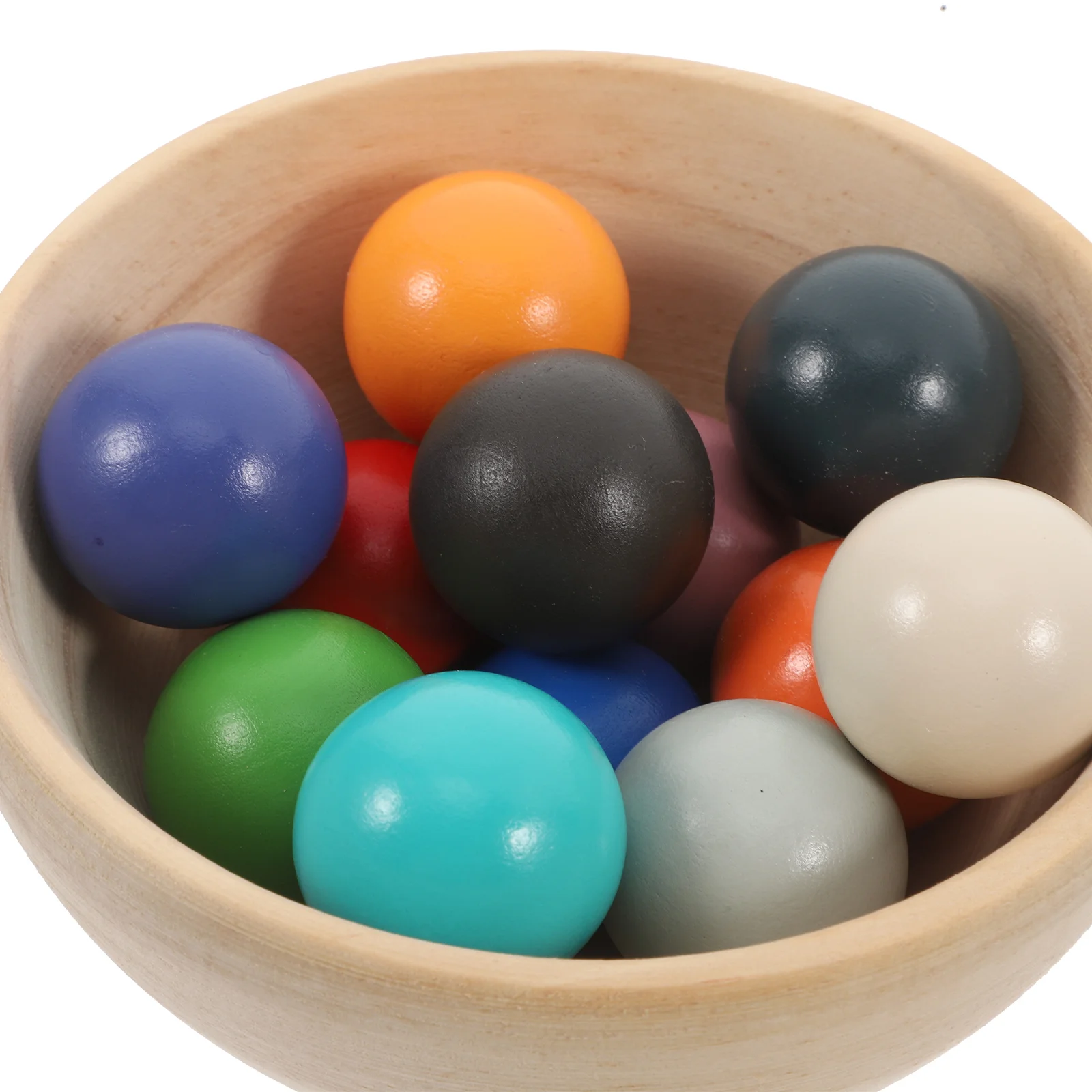 Bead Toys Color Sorting Recognition Wooden Ball Children's Cup Cognitive Educational Baby