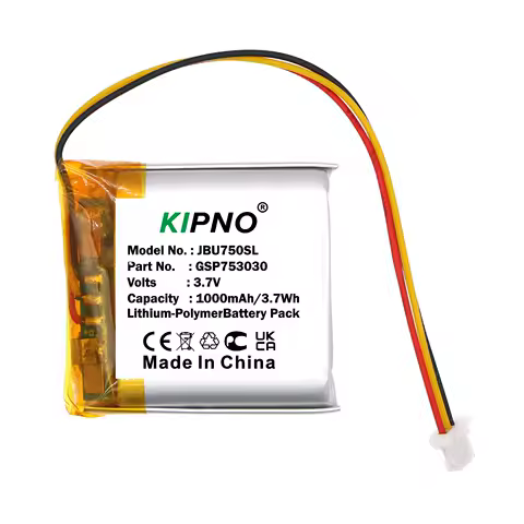 KIPNO Wireless Headset 1000mAh Battery GSP753030 For JBL Tune 750 Tune 750BTNC Tune 700BT