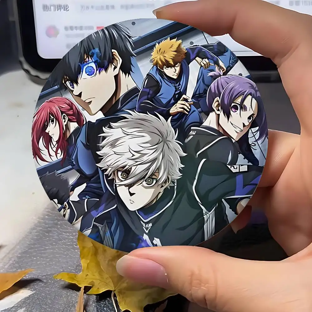 أنيمي الأزرق قفل شارات الإبداعية صفيح زر دبابيس بروش الإبداعية يقتبس شارة الملابس على ظهره مجوهرات هدية للأطفال الأصدقاء #3