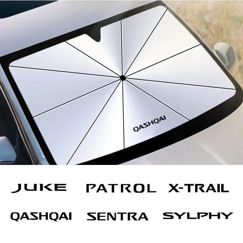 

Car Windshield Sunshades For Nissan Qashqai Leaf Juke Micra 350Z 370Z Armada Elgrand Kicks Livina NV200 Pathfinder Serena Versa