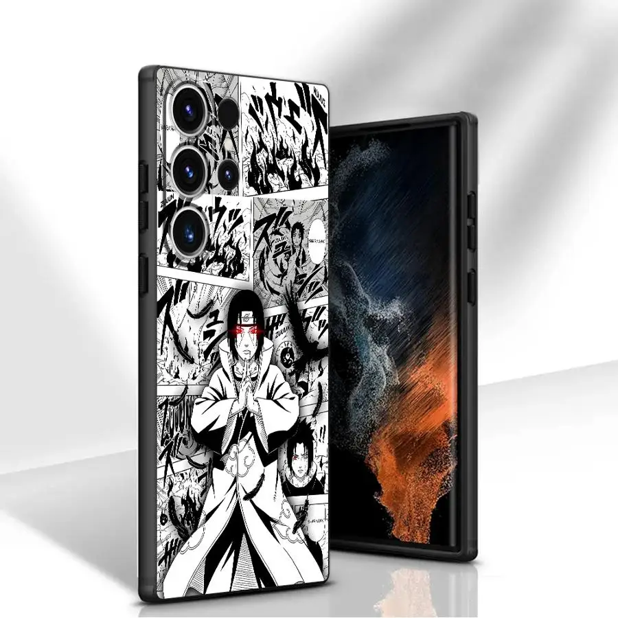 Cover Phone Case for Samsung Galaxy S26 S24+ S23 S26+ S25 S25 Plus S21 FE S20 S24 Ultra Note 10 20 Akatsuki Sasukes