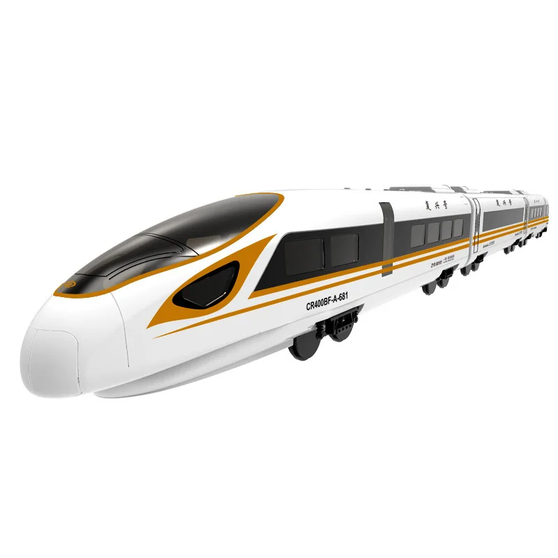 Fernbedienung High Speed Rail Fuxing Lade Rc Zug Schiene Auto U-bahn High Speed Schiene Zug Auto Spielzeug Modell Kinder Spielzeug geschenk