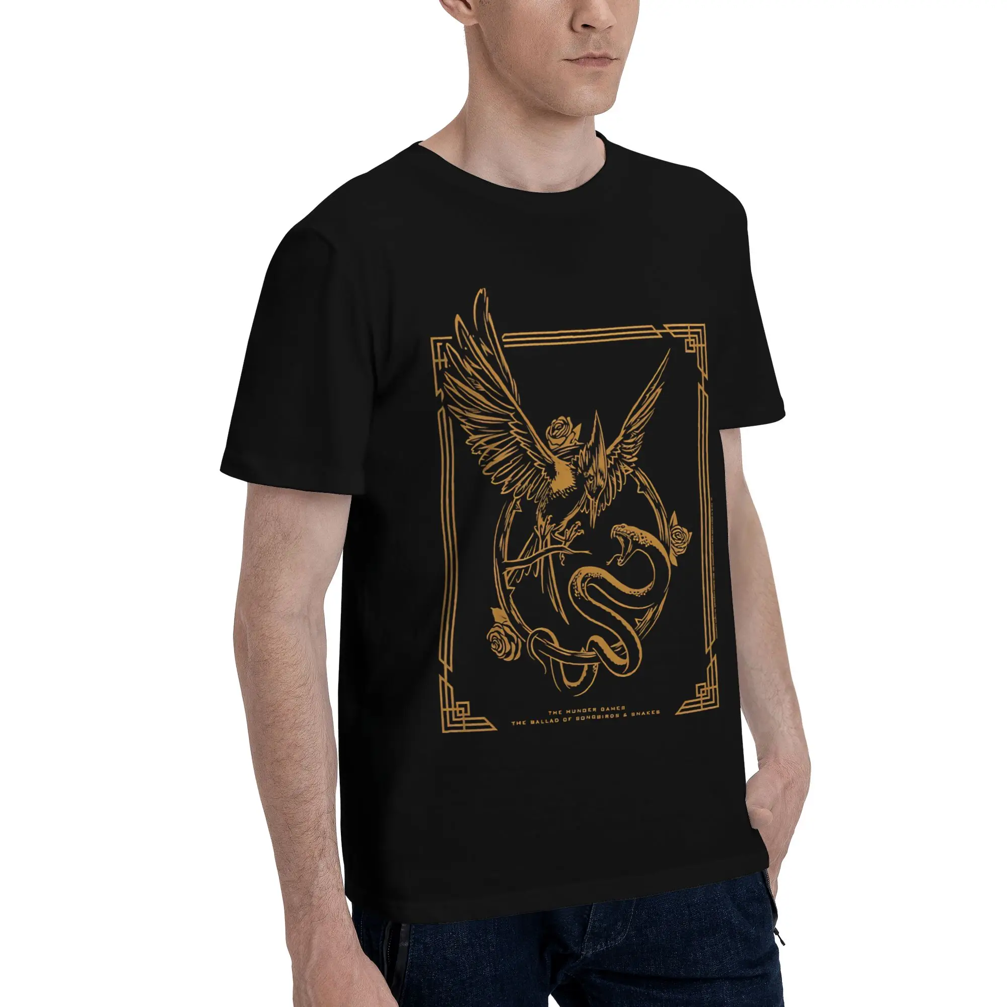 The Ballad Of Songbirds And Snake Funny 100% Cotton T-Shirt The Hunger Games Tees Tops For Men