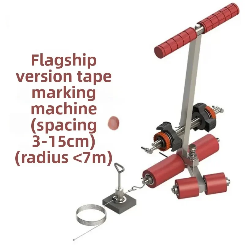 Field line drawing machine Masking paper Tape sticking machine Badminton parking space marking