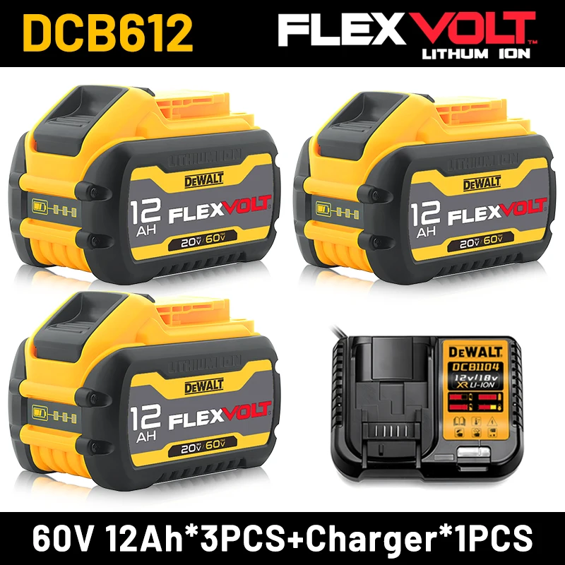 

100% оригинальный аккумулятор DEWALT 60 В, электроинструмент Dewalt DCBGene, DCB606, DCB615, DCB206, DCB200 MAX, 20 В, 60 В, 9 Ач, 15 Ач, аккумуляторы Dewalt