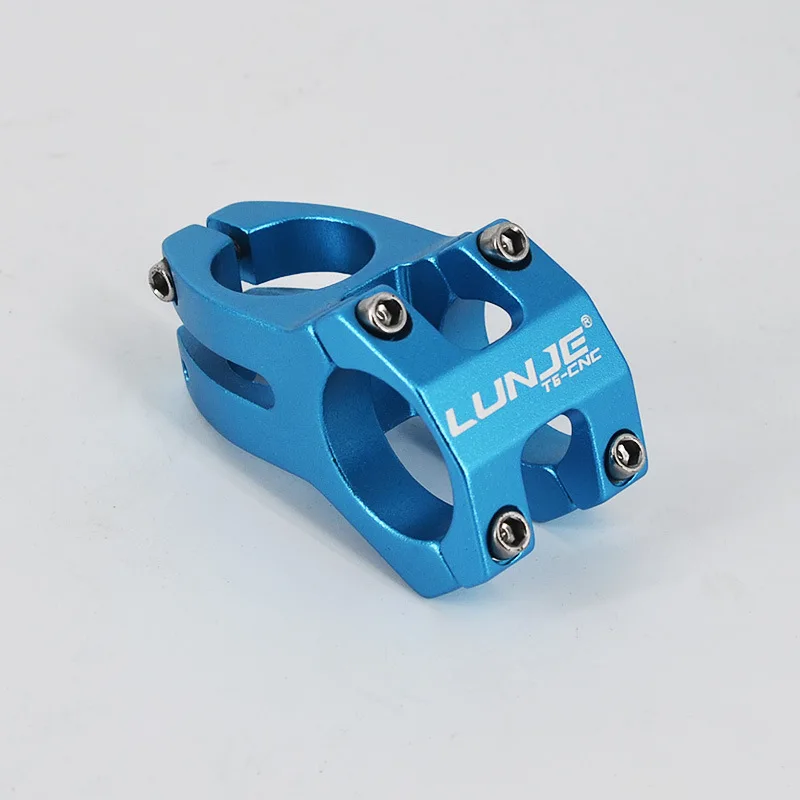 LUNJE MTB Vorbau 31,8 x 45 mm hochfester kurzer Lenkervorbau Aluminiumlegierung Fahrradbrücke Racing Downhill Rennrad Vorbau