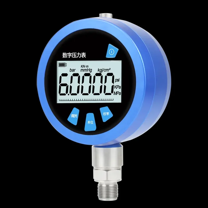 Calibration Digital Pressure Gauge High Accuracy Lcd Display Dynamic Pressure Gauge Meter