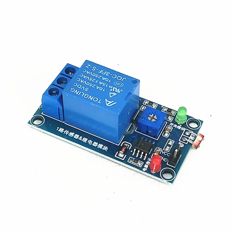 5V Photosensitive Resistance Relay Module Optical Control Switch Light Seeking Module Light Detection