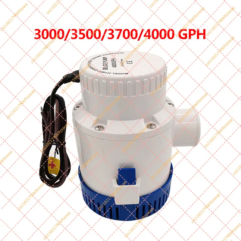 Hot Sale 3700GPH Automatic Bilge Pump 12V/24V DC Electric Large Flow Drain Pump for RV Boat Yacht Marine Hardware view 2