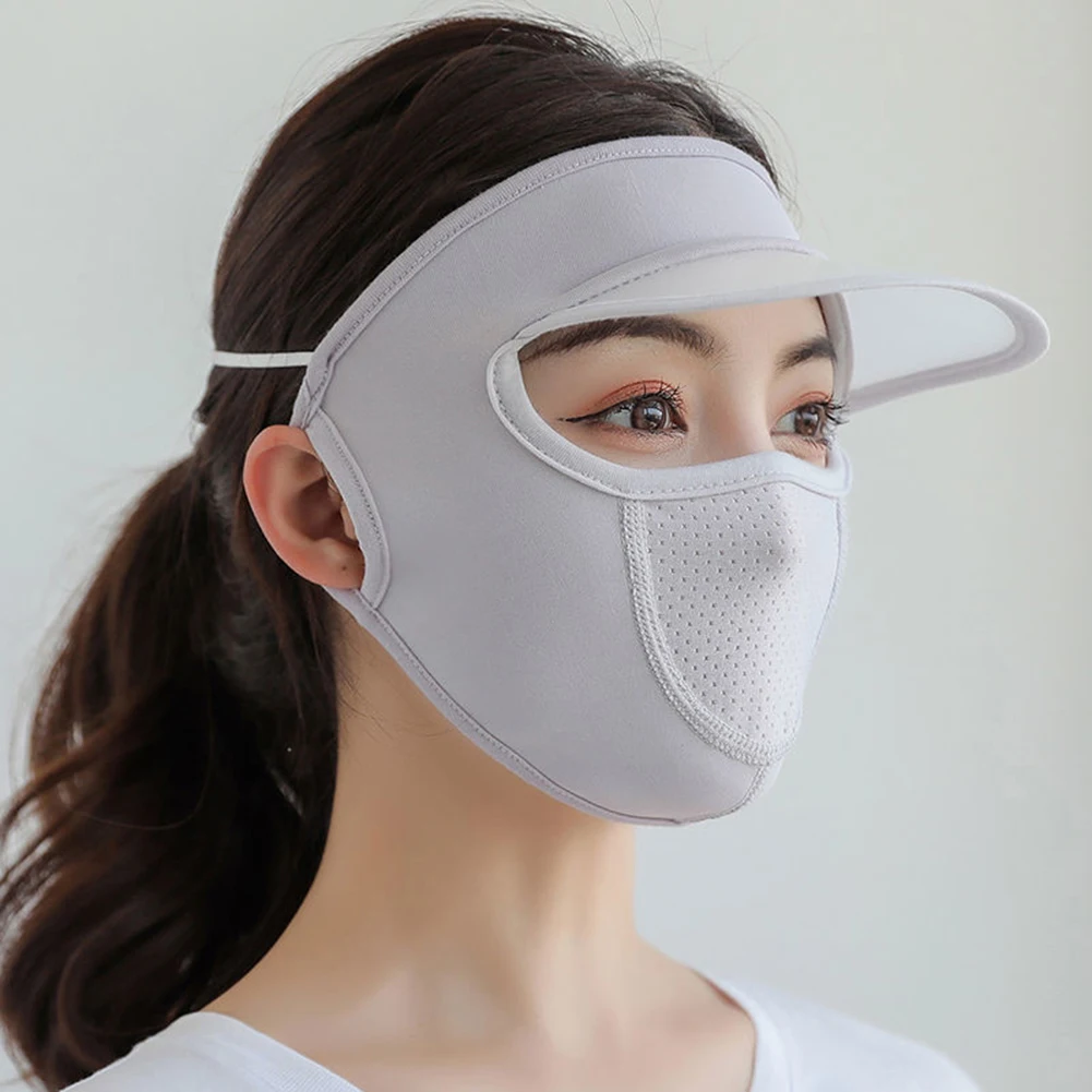 UV Face Mask Full Face Mask Breathable Sun UV Protection Scarf Soft Outdoor Sport Cycling Cap for Men Women