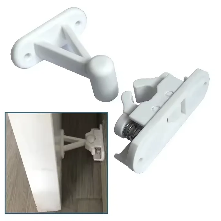 

Door Retainer Catch Kit T Shape Door Stopper Clip Latch For Rv Camper Motorhome Boat Door Retainer Holder Door Lock Stopper Set
