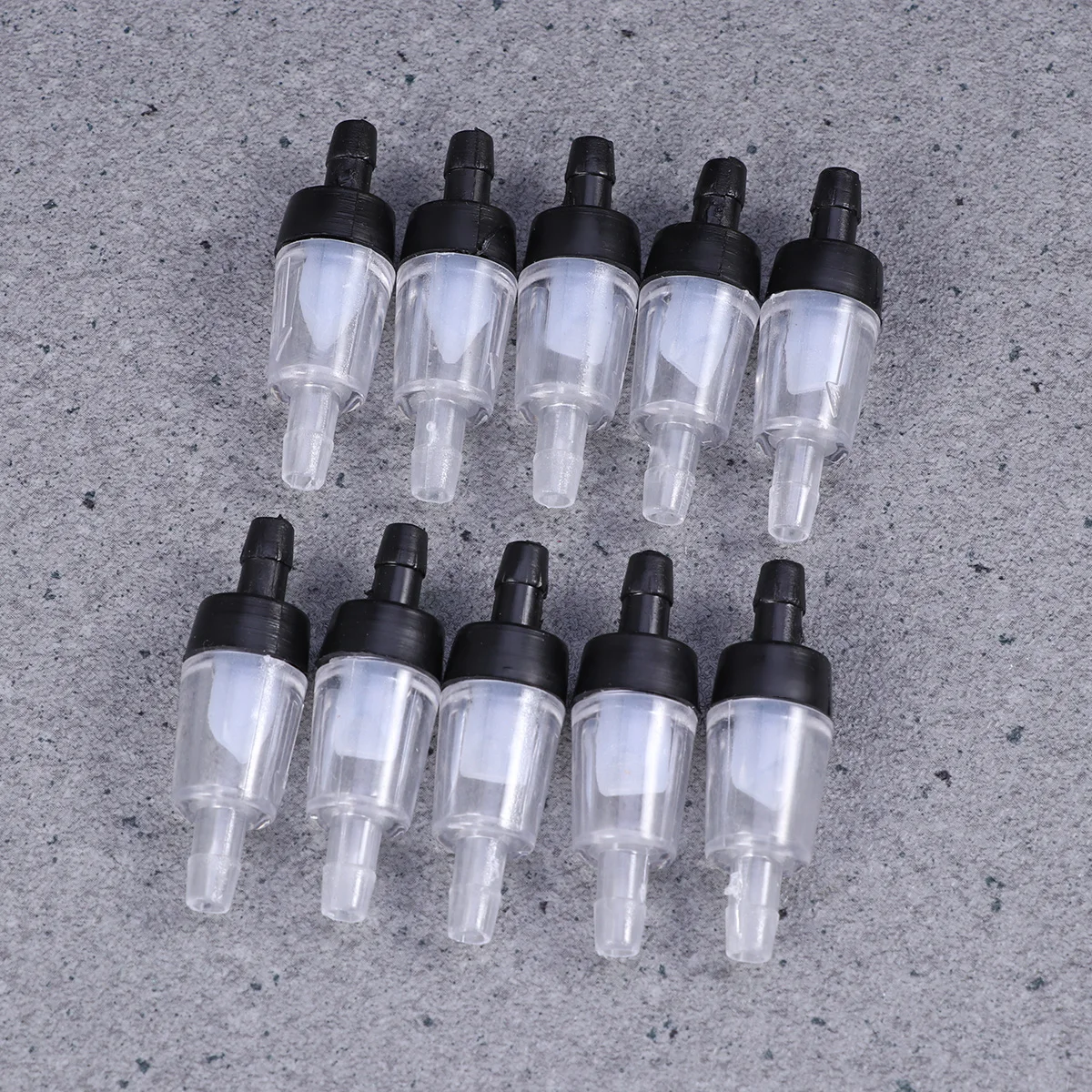 

20 pcs Aquarium Check Valves One Way Non-Return For Fish Tank Air Pump Protection Against Back Siphoning Black