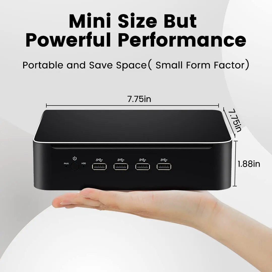 Partaker Generasi 11 Intel PC Mini Windows 11 Core I9 11900 I7 11700 I5 11400 Komputer Desktop Gaming Linux HTPC UHD 750 8 USB WiF