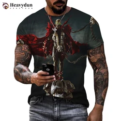 2023 Hot Sale Anime Spawn 3D Printed T-shirt Boys Cartoon Harajuku Streetwear Cool T Shirt Men Summer Casual Short Sleeve Tops