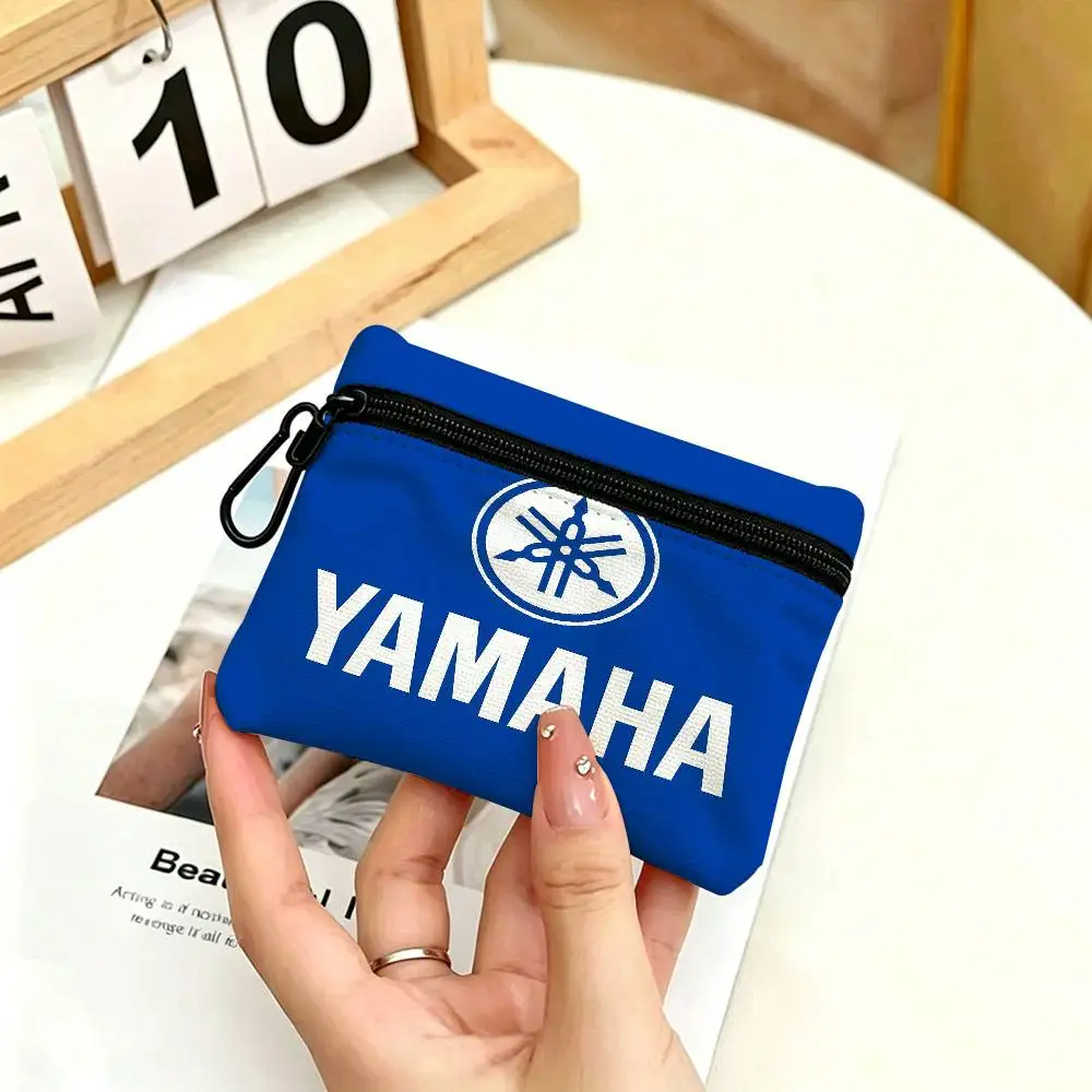 Motorrad Y-YamAha-S Neue Tragbare Oxford-Stoff Mini-Geldbörse mit Karabiner-Design Kleine Münztasche für Karten, Schlüssel, Kopfhörer – Detail 14