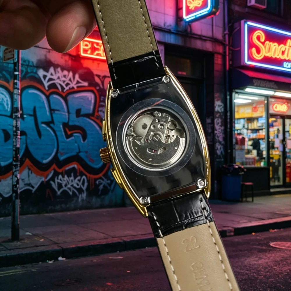Mechanische Herrenuhr im Punk- – Street Fashion Guys Bewertung und Preis