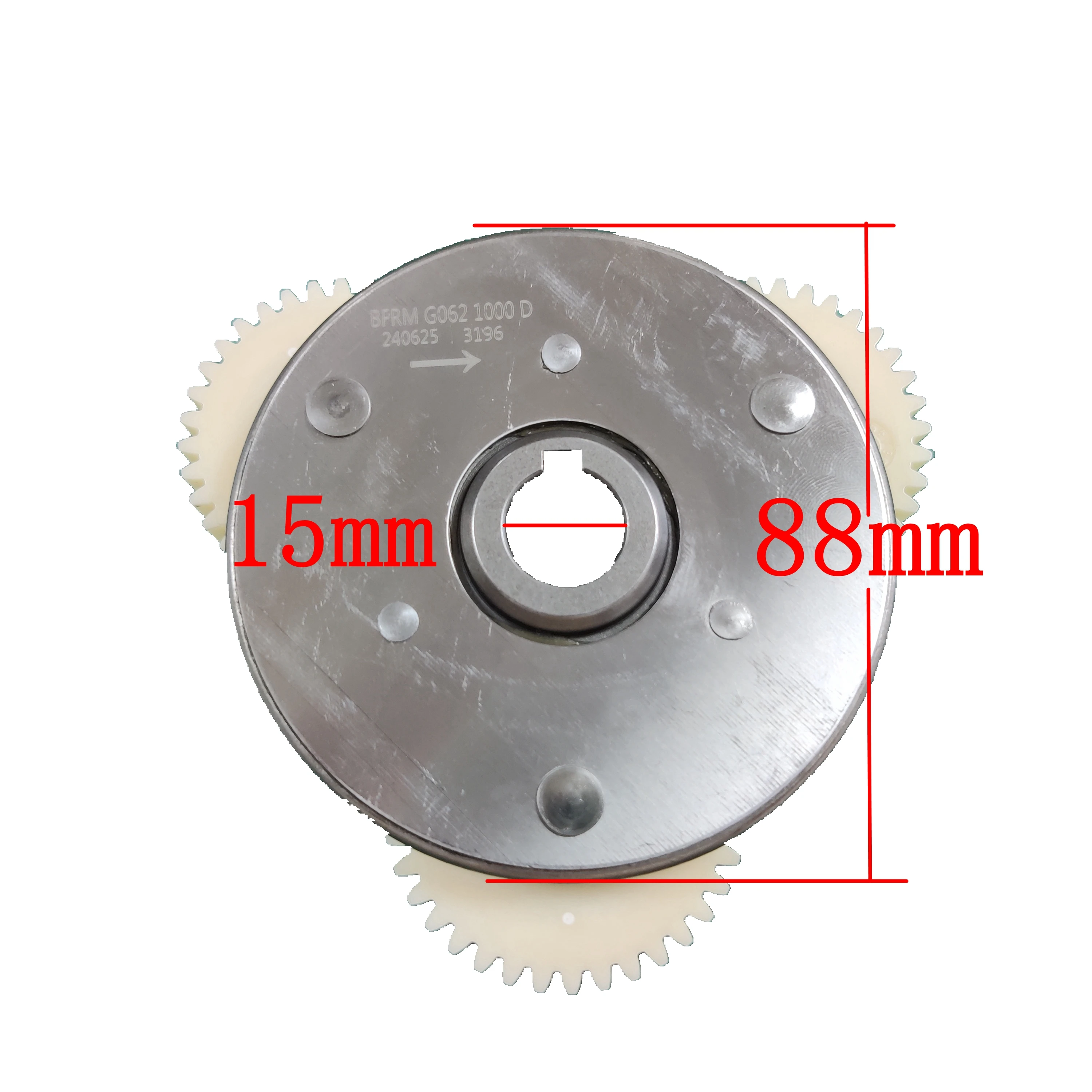 Motor Clutch Assembly Nylon Gear Spare Part For Bafang RM G062.500.D Fat Hub Motor 350W/500W Left Cabling