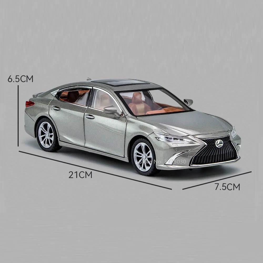 1:24 Alloy Car Model Toys Lexus ES300 Diecast Metal Toy Car Model Pull Back High Simulation Collection Car Toy For Children Gift