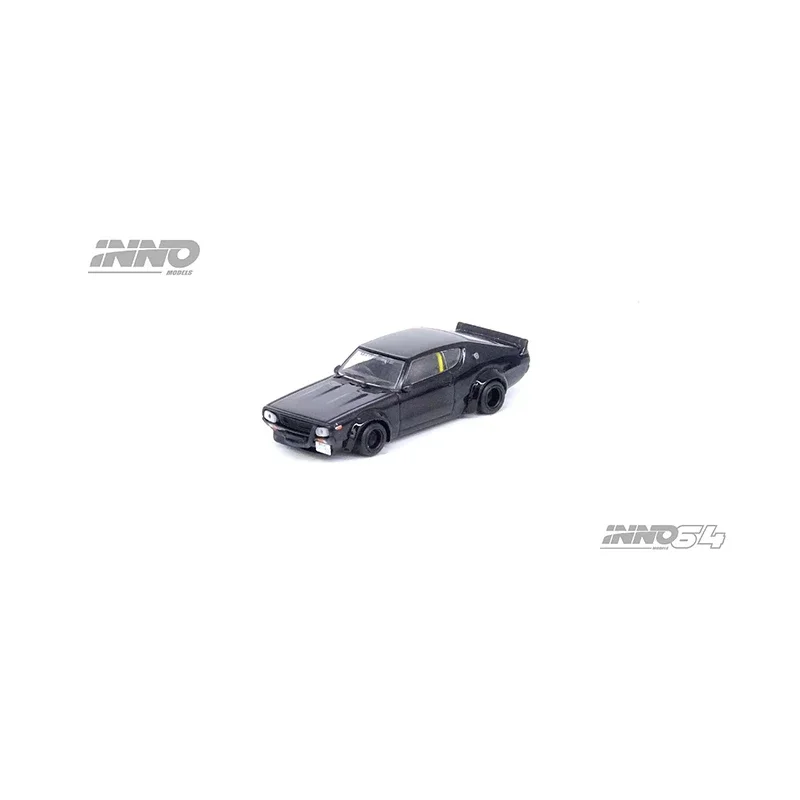 INNO 1:64 Skyline 2000 GTR KPGC110 KENMERI negro Diecast Diorama colección de modelos de coches juguetes en miniatura