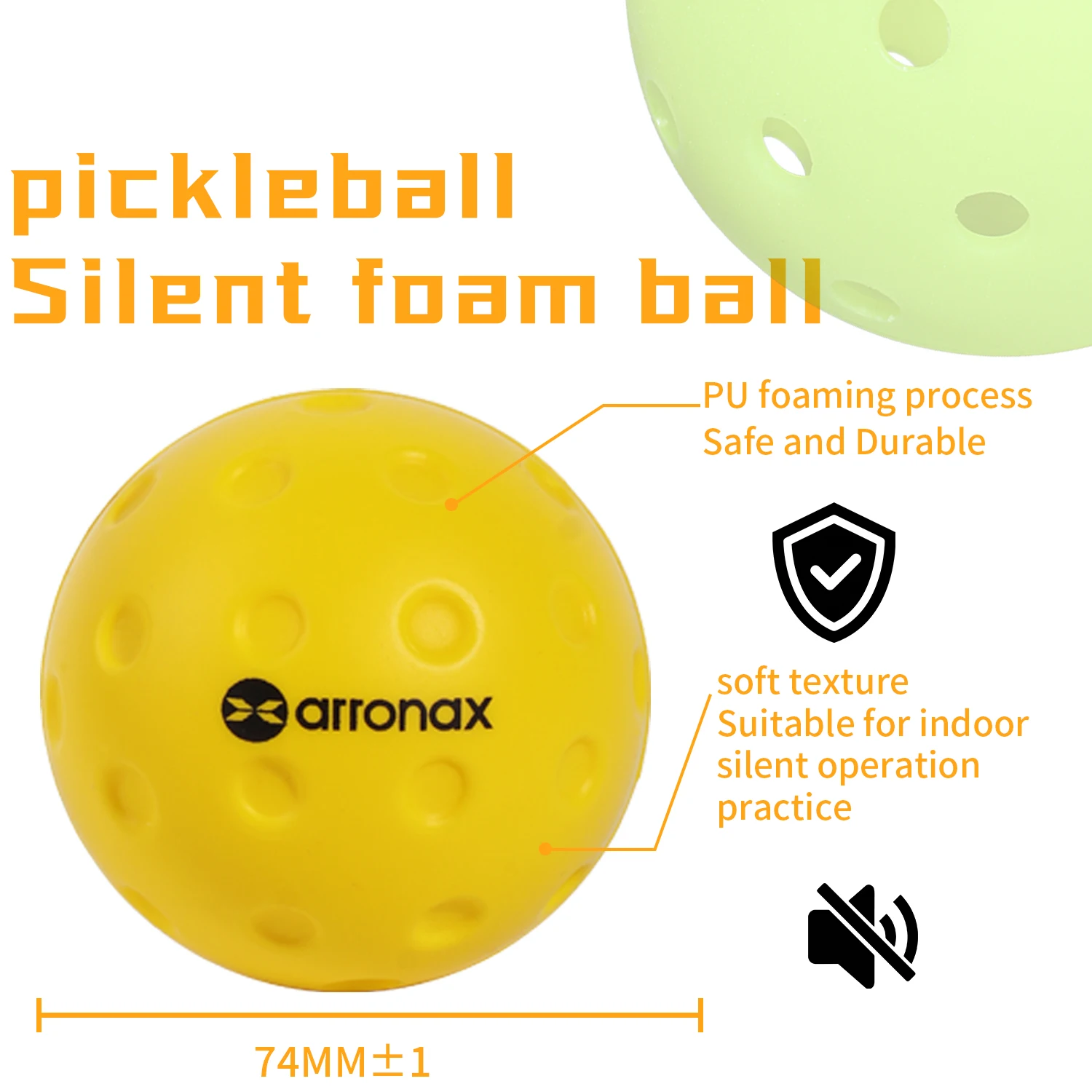 Silent Indoor Pickleball Balls 3