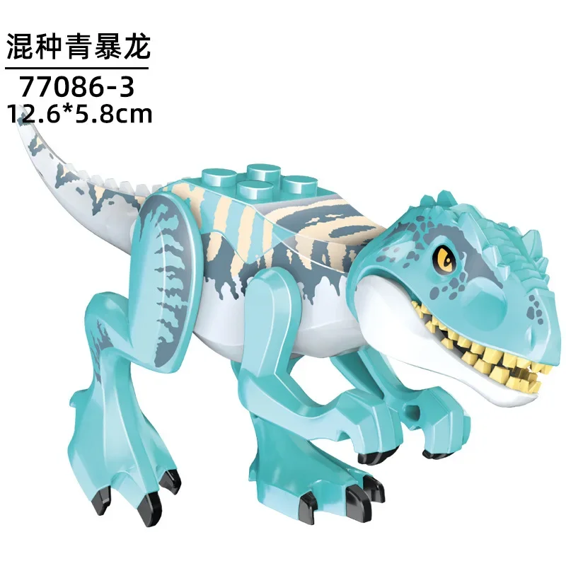 Dinosauri giurassici Building Blocks Indominus Rex DIY Tyrannosaurus Action figurasembled Block Toy Models giocattoli per bambini regali