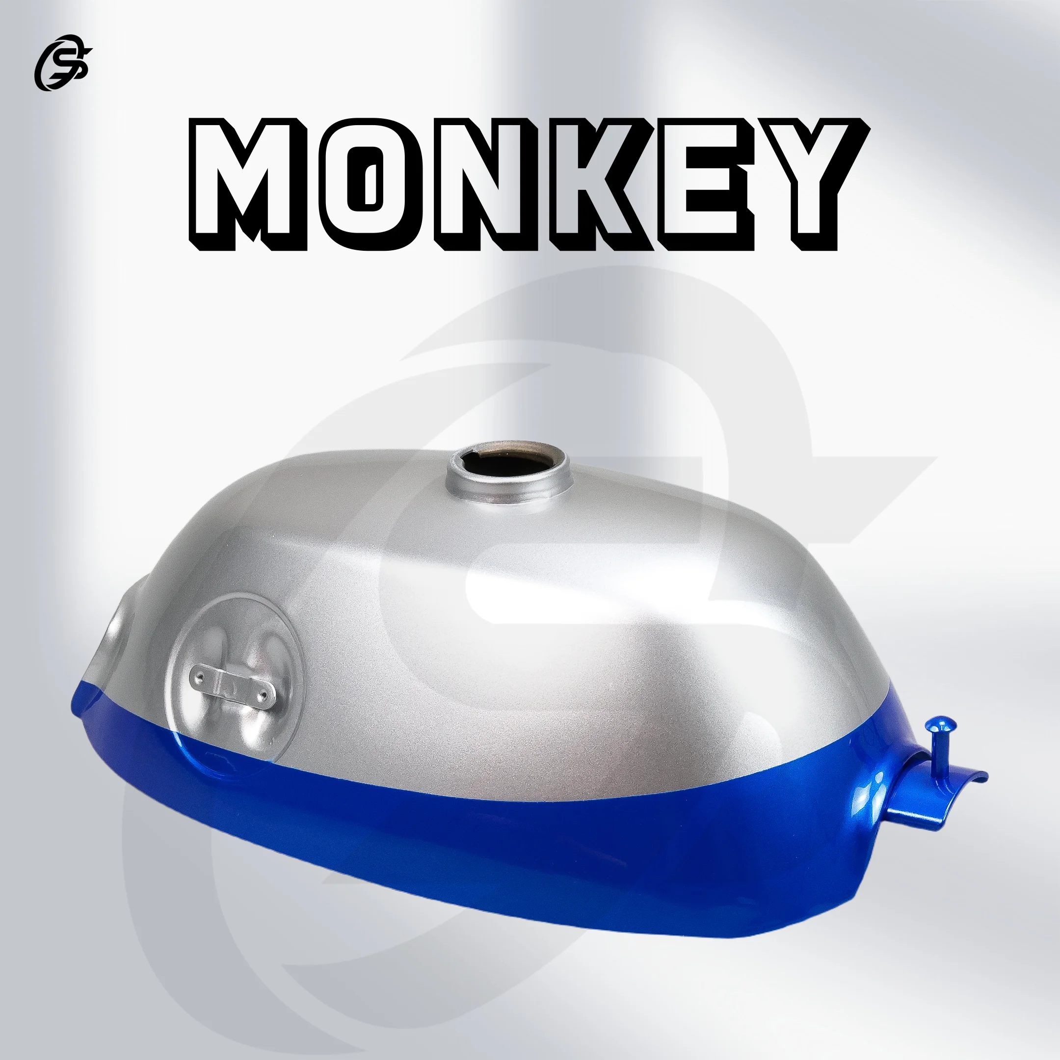 

Топливный бак Monkey Z50 K0 K1, синий, серебристый, бензобак, детали для мотоциклов, аксессуары Monkey Z50
