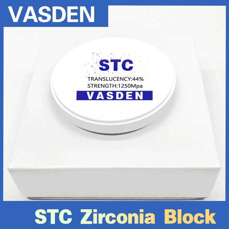 A1 kolor bloczek cyrkonowy laboratorium dentystyczne materiały CADCAM frezowanie wstępnie zacieniony dysk cyrkonowy płyta ceramiczna 98mm puste