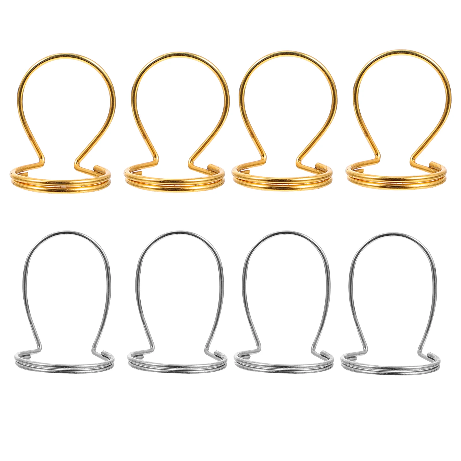 

8pcs Metal Guitar Picks for Acoustic Electric Thumb Plectrums Durable Lightweight Finger Protection Musical Accessories