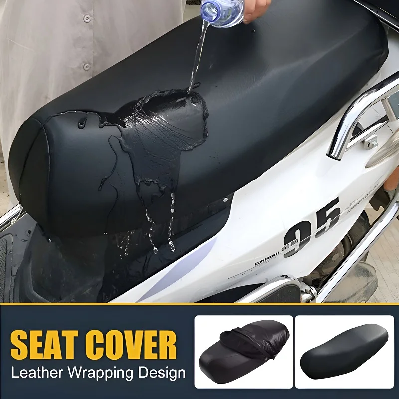 Motorcycle Seat Cushion Protective Cover Waterproof Dustproof Sunscreen Motorcycle Seat Cushion Protective Cover Accessories