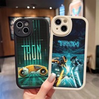 Tron Legacy Phone Case For Iphone 15 14 13 Pro Max 12 11 Mini X Xr Xs 7 8 Puls Lambskin Silicone Cover