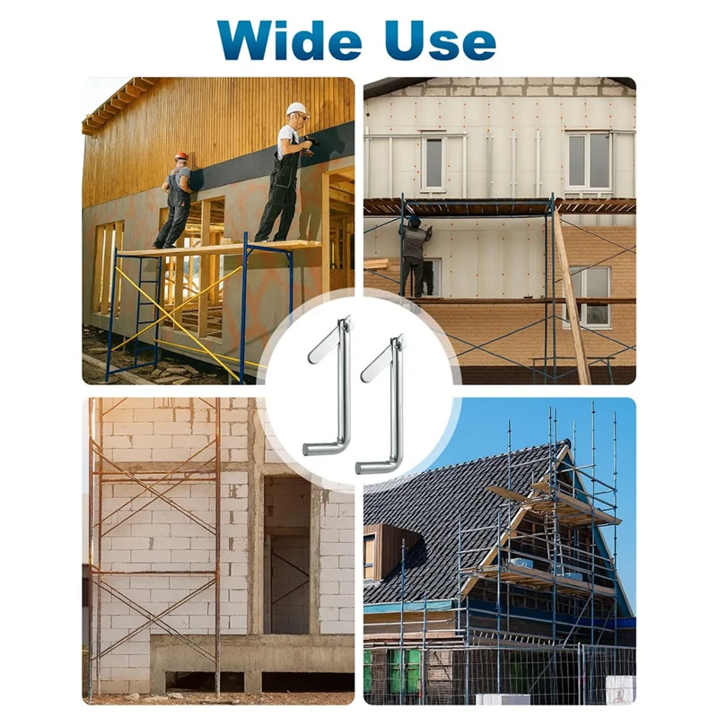 KYCOR-30 Perni a ginocchiera per impalcature in acciaio zincato, perni di bloccaggio in metallo resistente alla ruggine per architettura, installazione di mobili