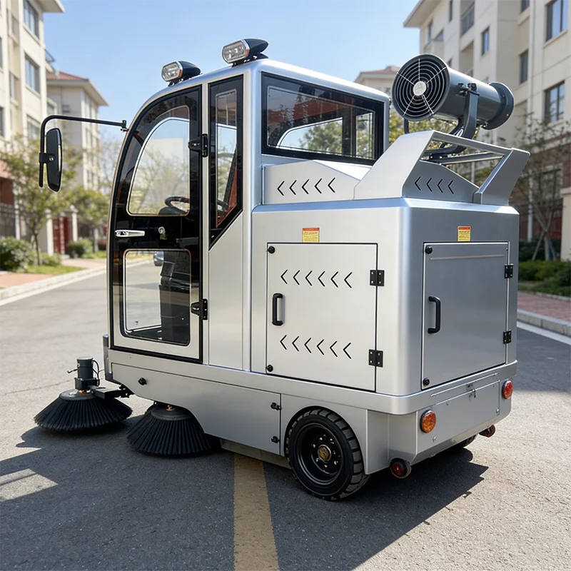 Tractor Mounted Road Sweeper with Hydraulic Lift Hopper for Agricultural and Rural Road Cleaning