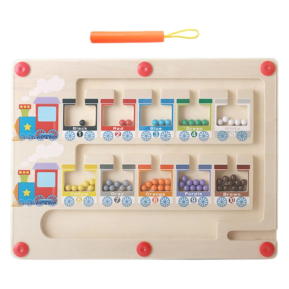 กระดานไม้เรียงสีและนับจำนวน กิจกรรมเสริมพัฒนาการเด็ก ฝึกทักษะการเคลื่อนไหวกล้ามเนื้อมัดเล็ก เกมจับคู่เรียนรู้สี