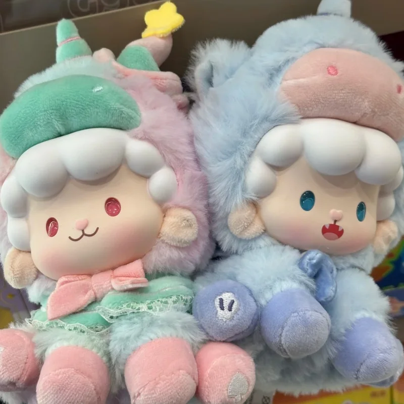 

New Genuine Curly Sheep Dream Pony Series Vinyl Face Blind Box Cute Desktop Decoration Ornaments Trendy Toy Girl Birthday Gift