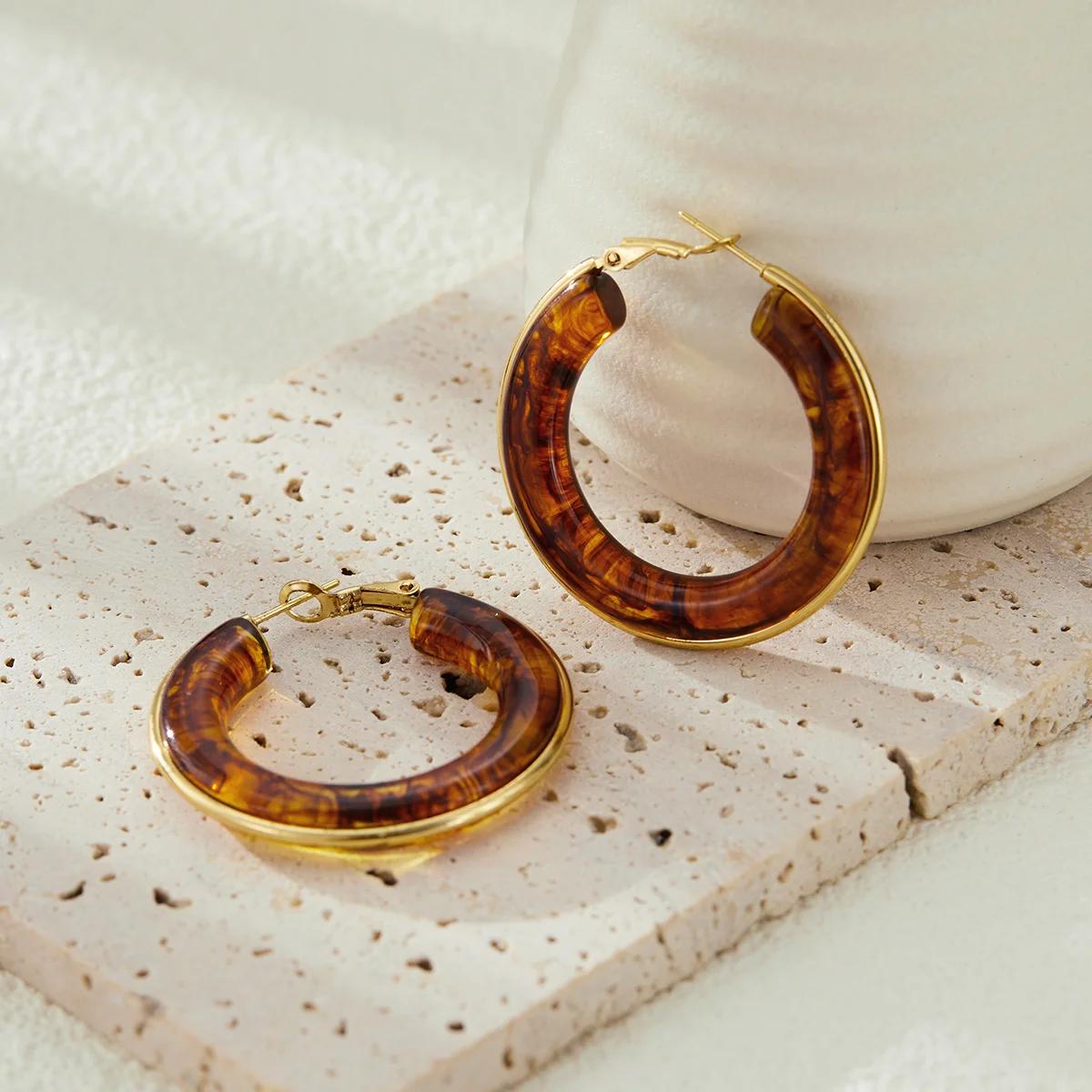 

Stainless Steel Acrylic Earrings Hook Hoop Dangle for Women Wedding Party Women Jewelry Christmas Gift