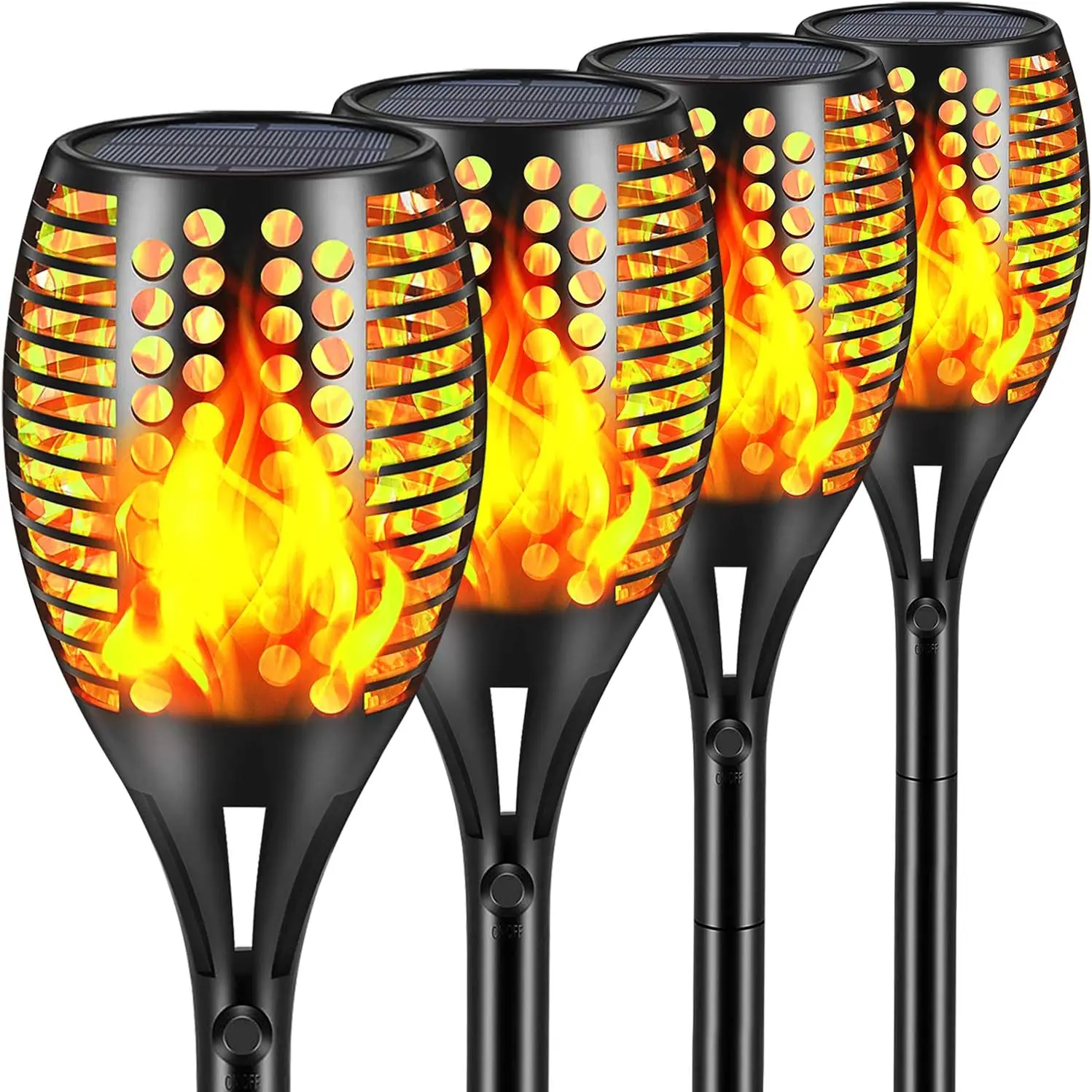Deck Lighting Hand Blown Glass 8in Crackle Ball Waterproof Summer Yellow
