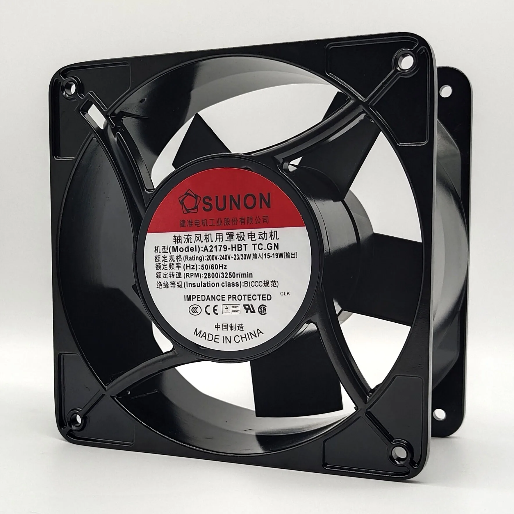 SUNON A2179-HBT TC.GN AC 200V 176x176x89mm Server Cooling Fan