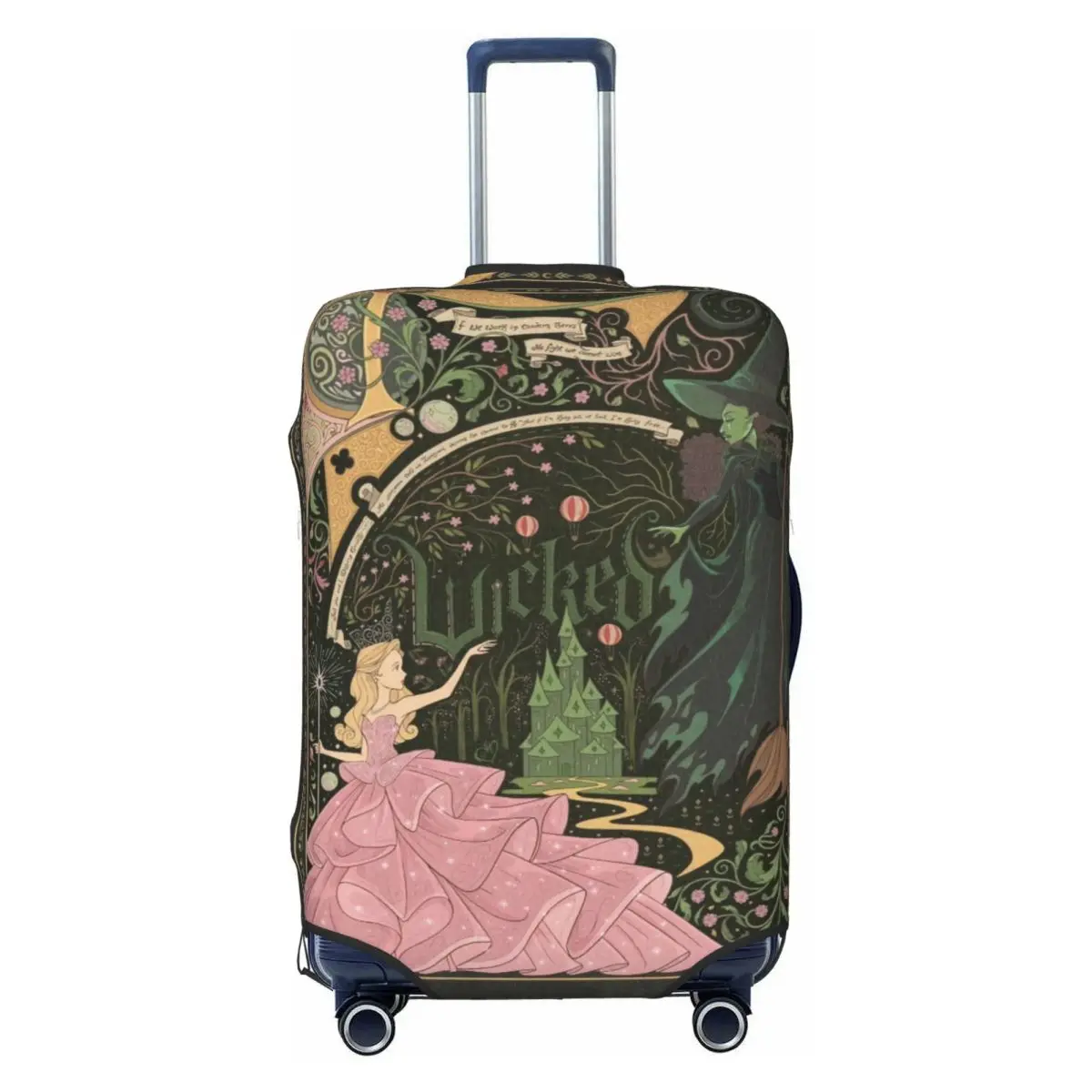

Wicked 2 Musical Movie Glinda Poster Suitcase Cover Cruise Trip Protection Flight Fun Luggage Accesories