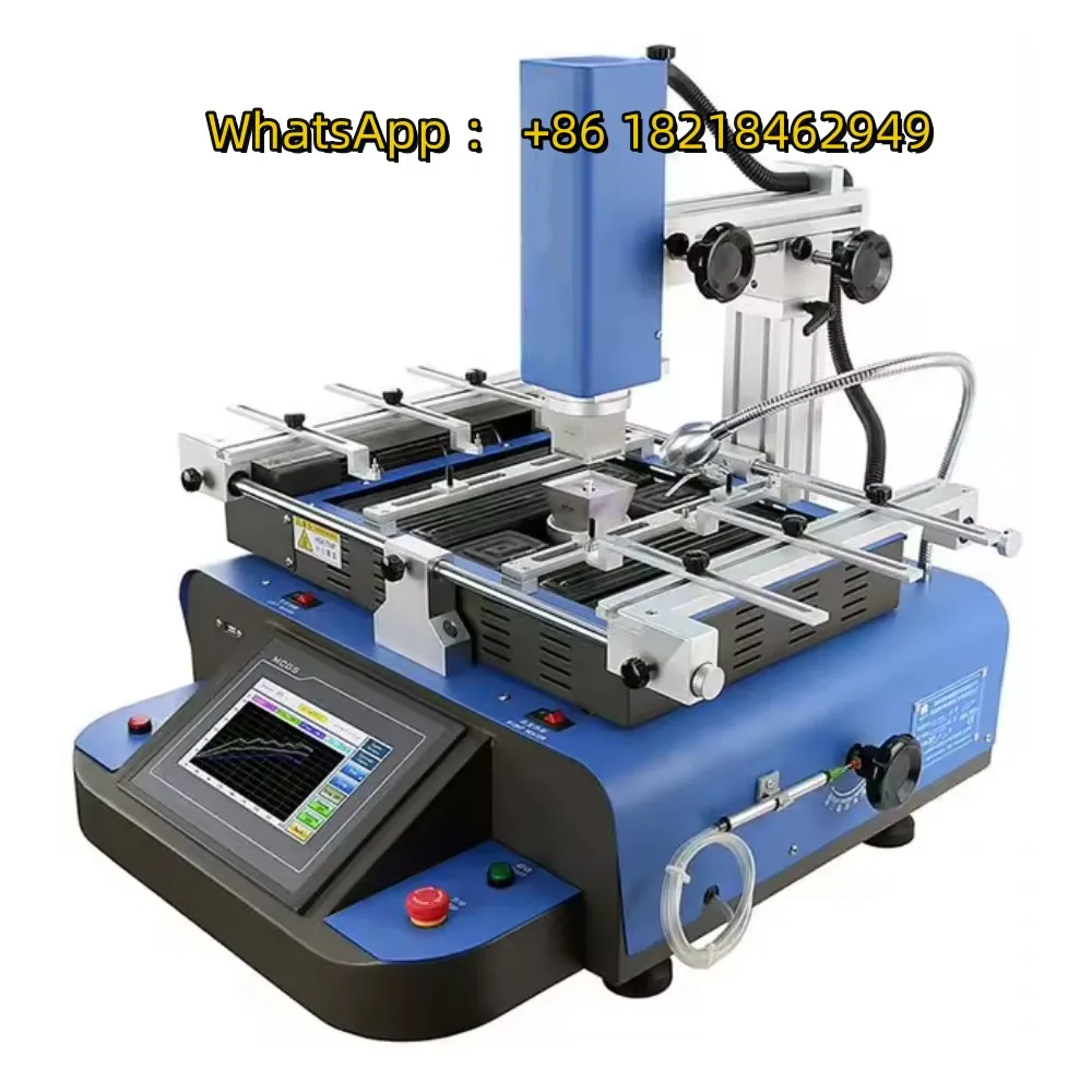 

New Blue ST-R610 Semi-Automatic Hot Air BGA Rework Station For IC Chip Repairing of Laptop Computer Phone Game Consoles