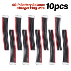 10x 2S/6S caricabatteria per bilanciamento della batteria cavo di prolunga in Silicone spina adattatore connettore JST-XH per RC Drone 22AWG 100mm bilanciatore