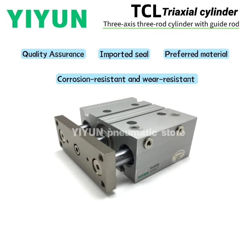 

TCL80.TCL100X25S TCL100X30S X40S 50S 60S 70S 75S 80S 90S 100S 125S 150S 175S 200S 250S X300S YIYUN Трехосевой цилиндр TCL