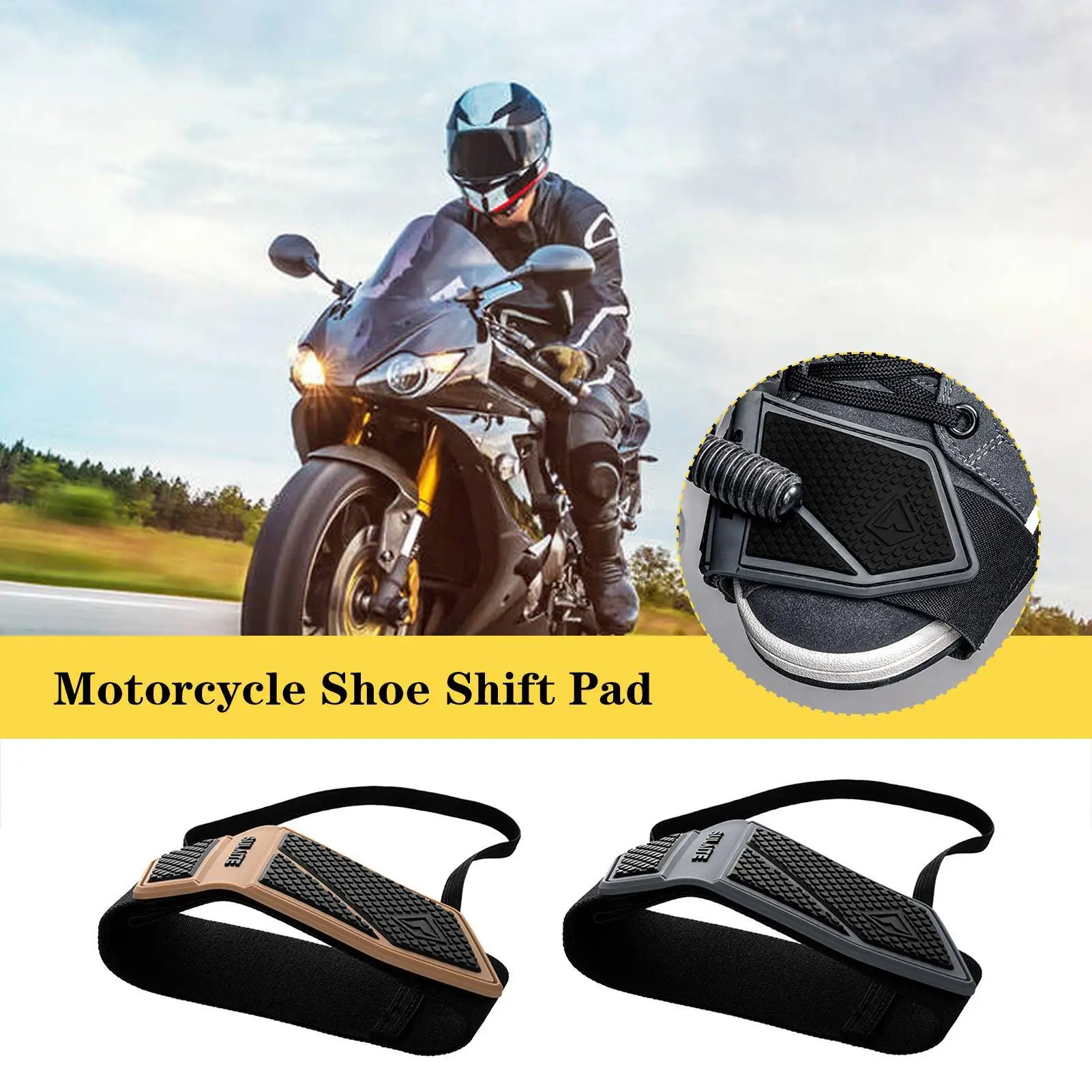 Boot Protector Motorcycle Motorcycle Gear Shift Pad Scratch Resistant Riding Shoe Cover Antiskid Boot Protector Gear Shifter