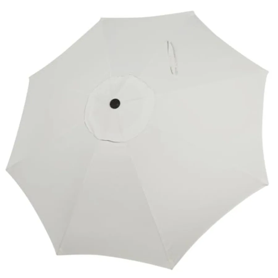 

Blissun 9ft Patio Umbrella Replacement Canopy Market Umbrella Top Outdoor Table Umbrella Canopy for 8 Ribs Canopy Only